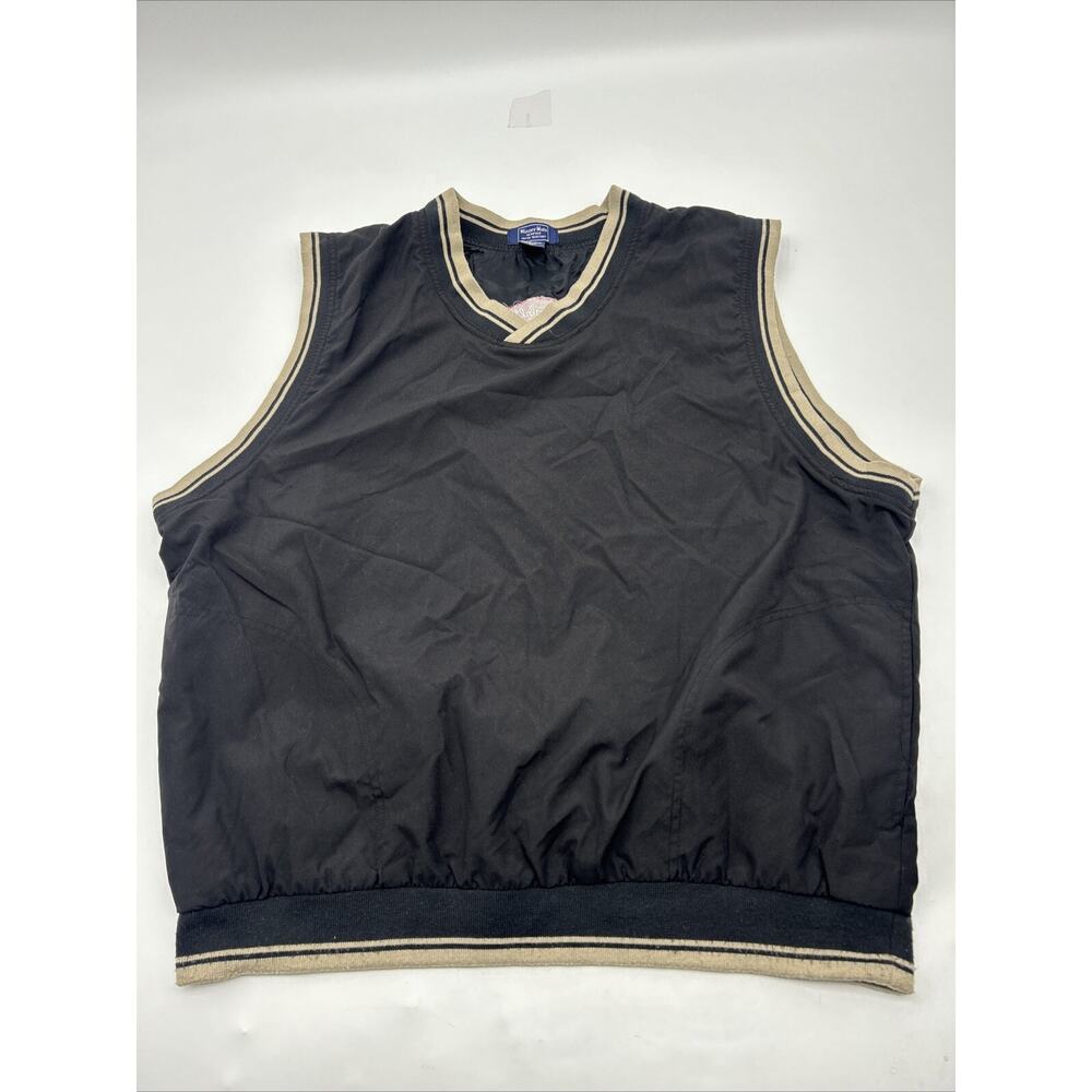 Peterbilt Winner Mate Vintage Vest Men’s Size XL Black Golf Vest